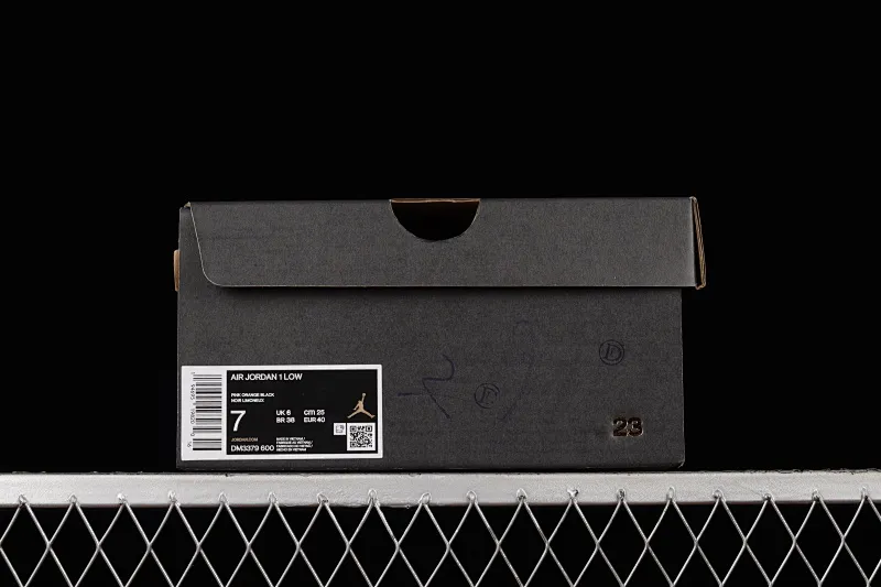 All categories Air Jordan Jordan series basketball shoes Air Jordan 1 Low Air Jordan 1 Low AJ1 Joe 1 white black orange low-top casual sneakers DM3379-600